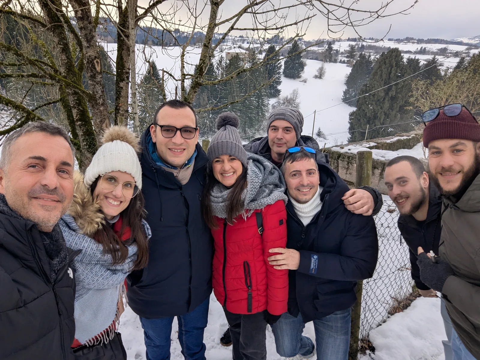 Il team in montagna